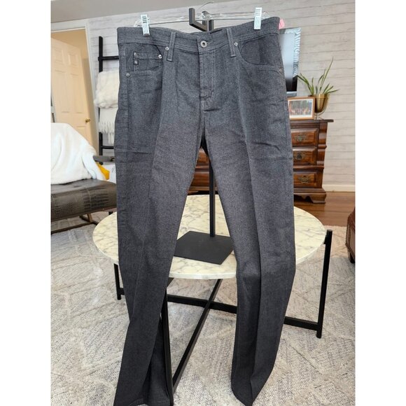 AG Adriano Goldschmied The Everett Slim Straight Leg Gray Pants Mens Size 32x34 - Picture 2 of 7
